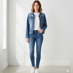 Gap Denim Jean Wash Distressed Size Small